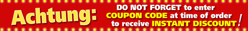 Achtung coupon banner